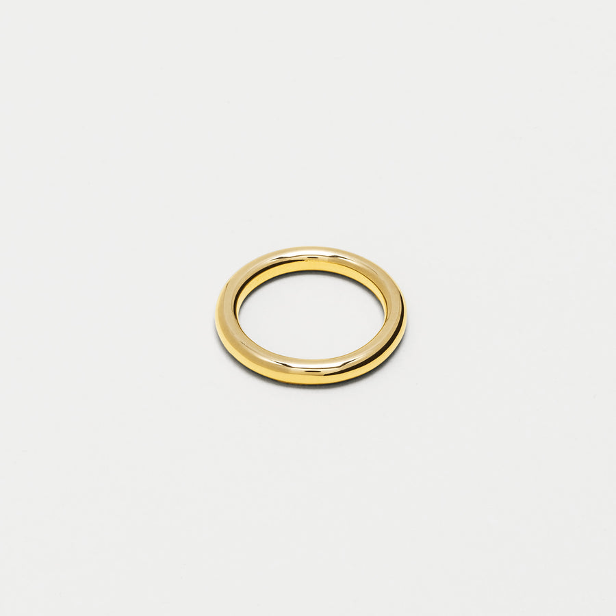 3.0 ring - gold vermeil