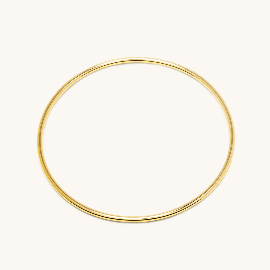 2.0 bangle - gold vermeil