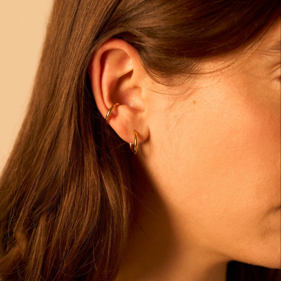 2.0 earcuff - gold vermeil