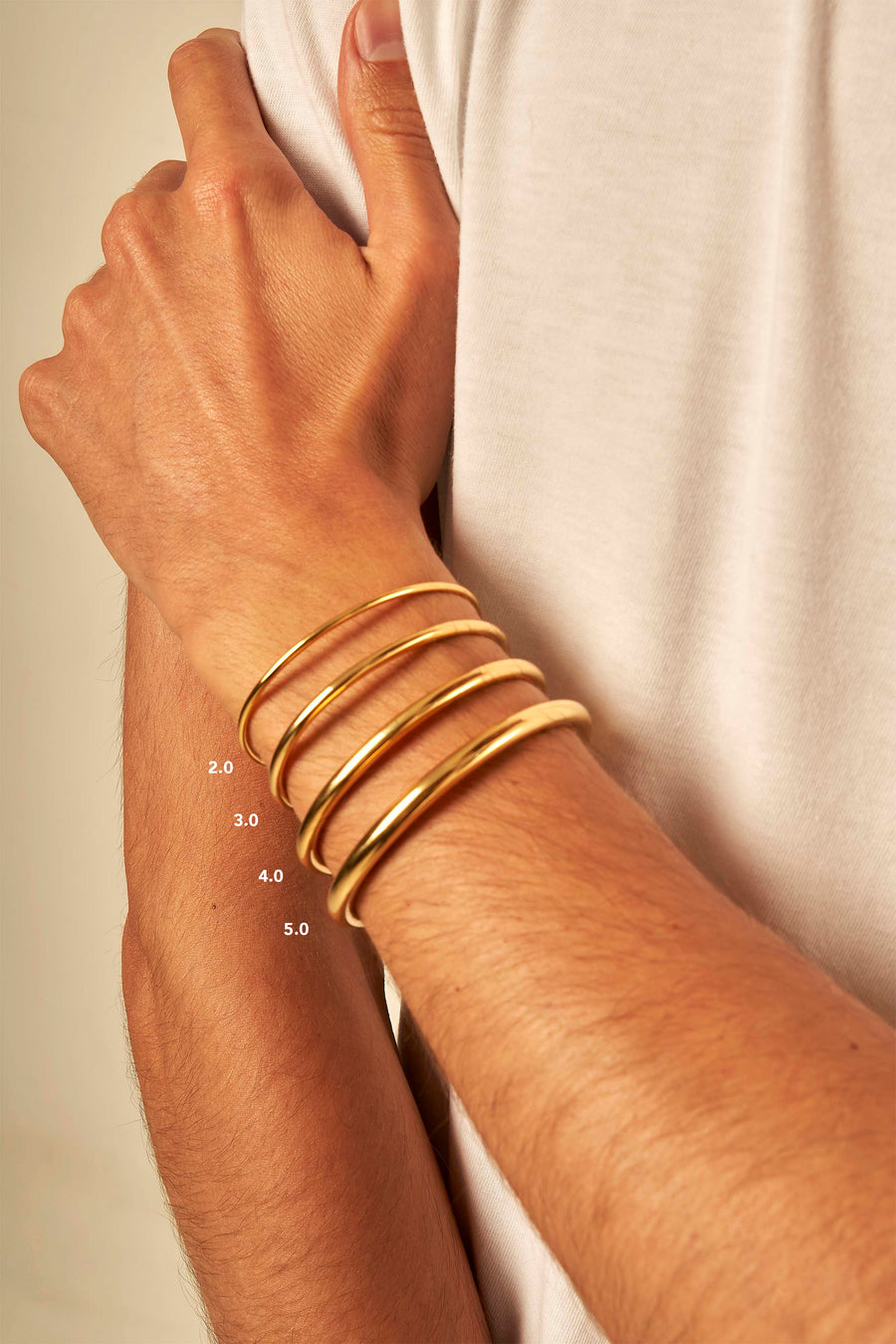 2.0 bracelet - gold vermeil